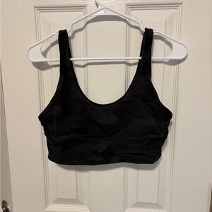 Lululemon Black and Camouflage Align Sports Bra Size 10